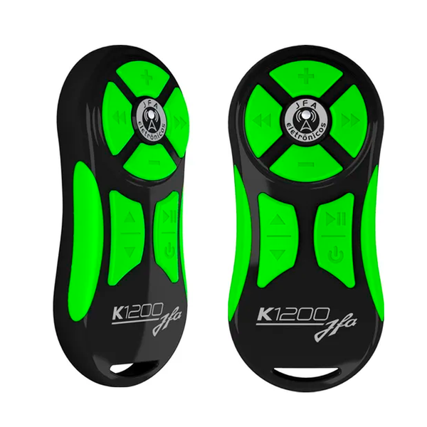 CONTROLE CD LONGA DISTANCIA K-1200 PRETO TECLA VERDE JFA