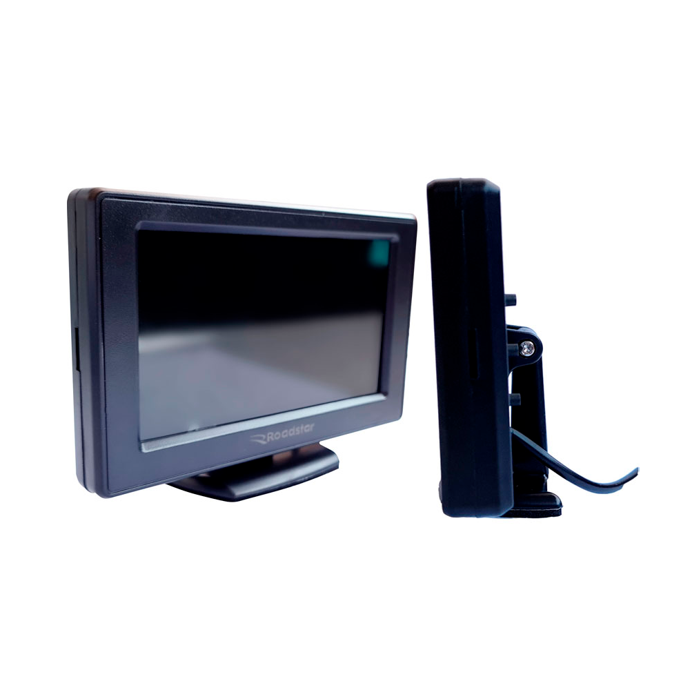 MONITOR 4,3" C/2 ENTRADA DE VIDEO 12/24V RS-430BR ROADSTAR